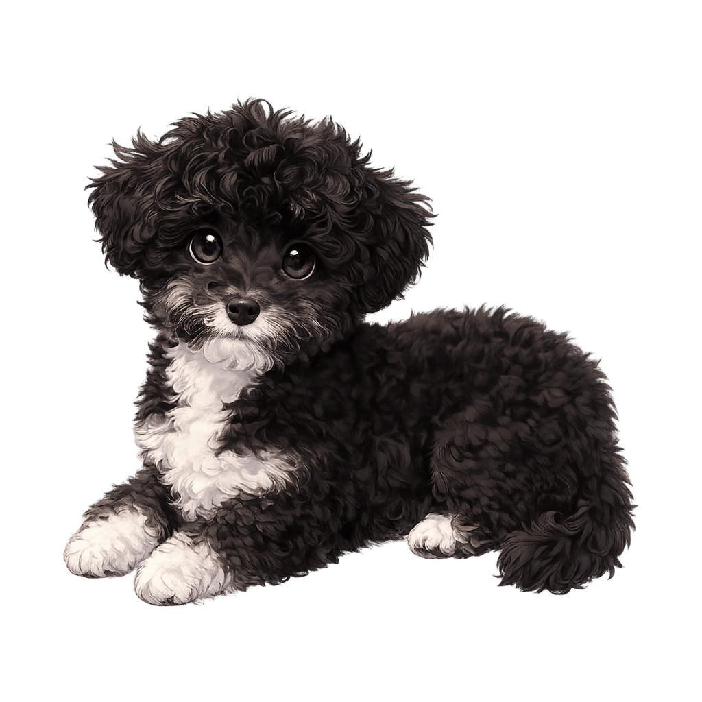 Anime custom pet portrait example